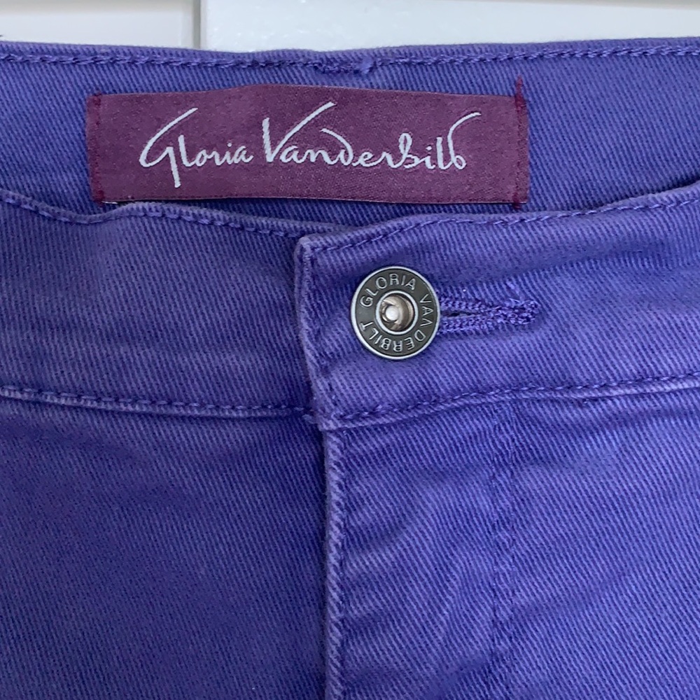 Women’s Jeans Gloria Vanderbilt Purple Size 14 - Picture 3 of 5